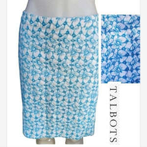 Talbots Floral pencil ‎ skirt 4